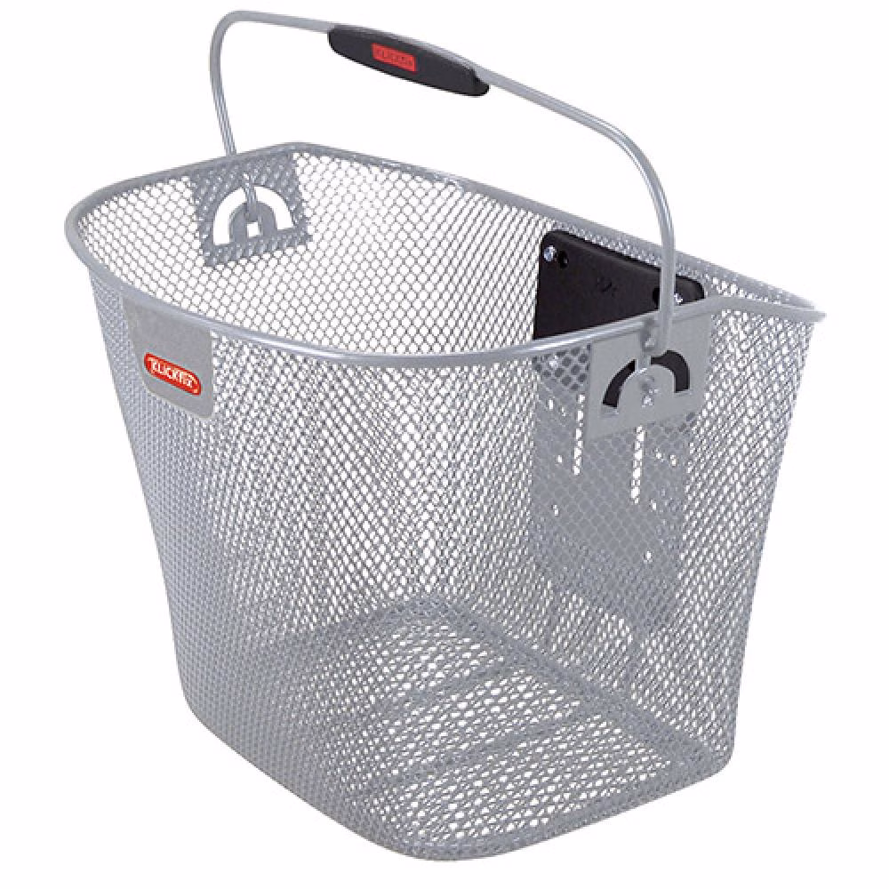 KLICKfix Lenkerkorb silber 25x35x26 cm