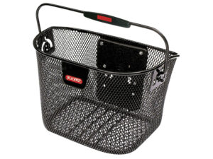 KLICKfix Mini Vorderradkorb (schwarz engmaschig)