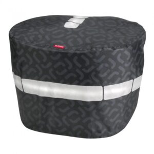 KLICKfix Regenschutzhülle M schwarz für Reisenthel Bikebasket 26x35x34 cm