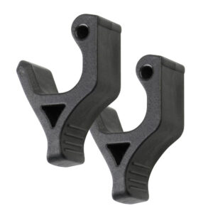 KLICKfix Riegel Oversize Ø 1520 mm für UniKlip 2/KorbKlip 2 Paarweise, schwarz, passend für dicke oder unrunde Gepäckträgerstreben, Maße: 2 x 3,5 x 5,5 cm.