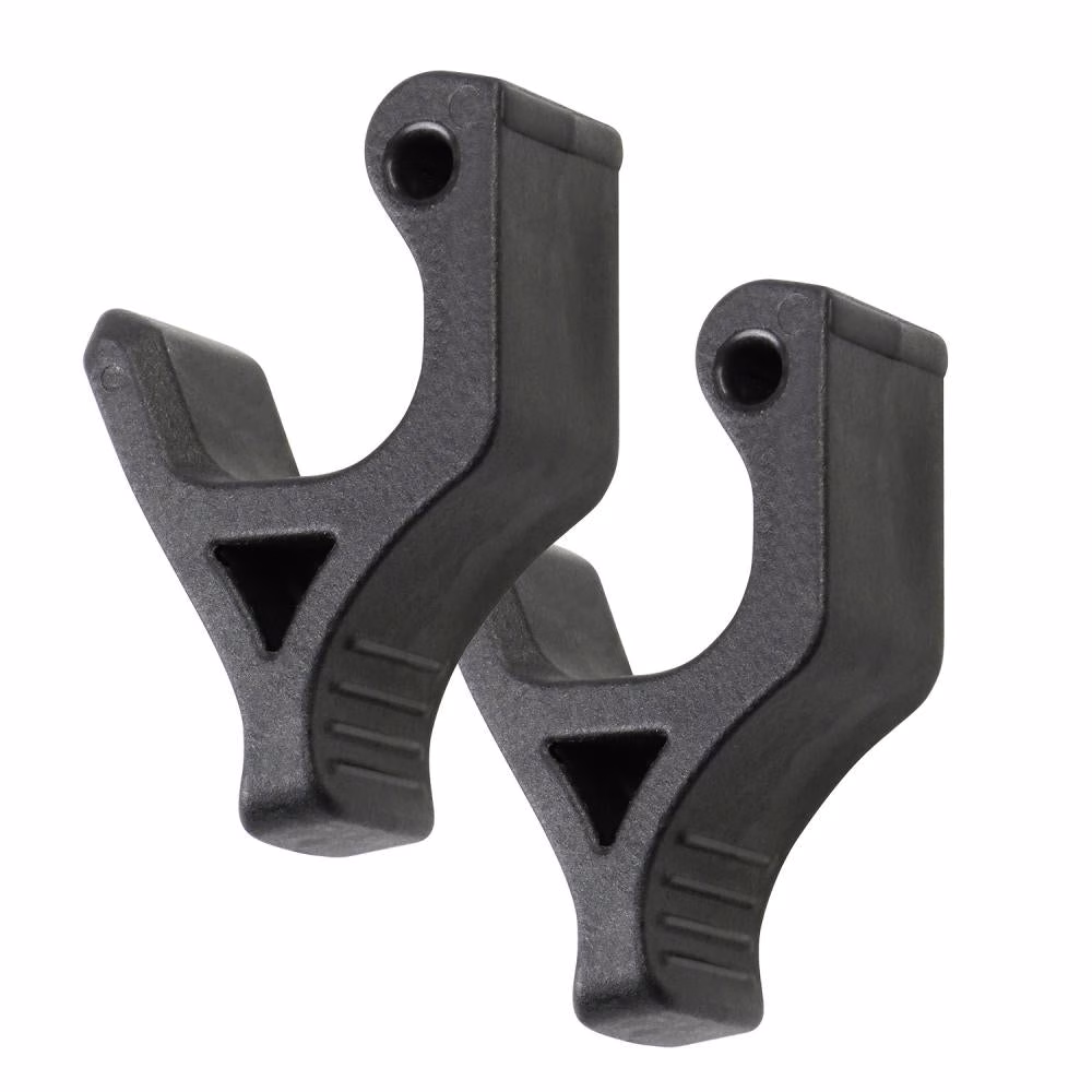 KLICKfix Riegel Oversize Ø 1520 mm für UniKlip 2/KorbKlip 2 Paarweise, schwarz, passend für dicke oder unrunde Gepäckträgerstreben, Maße: 2 x 3,5 x 5,5 cm.