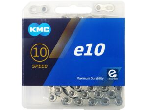 KMC e10 E-Bike Bicycle Chain (122 Links | silver)
