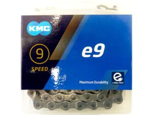 KMC e9 SILVER E-Bike Bicycle Chain (122 Links | silver)