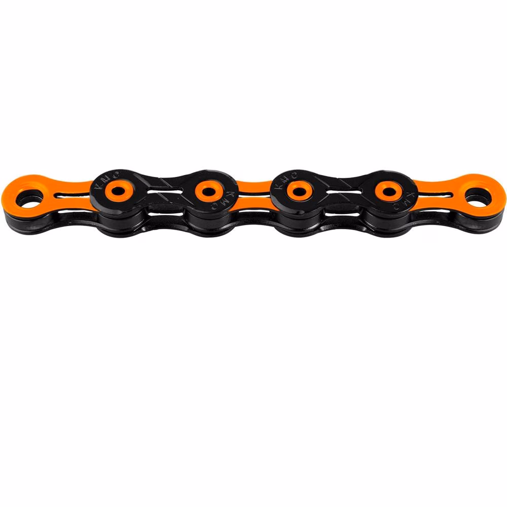 KMC Kette X-11 SL DLC Super Light 118 Glieder schwarz-orange New Triple X Durability für 11-fach
