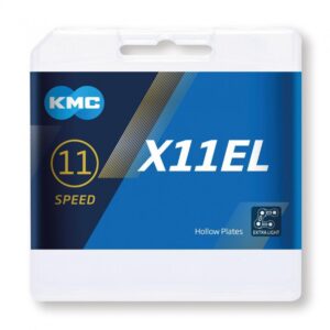 KMC Kette X11EL Ti-N Gold 1/2Zoll x 11/128Zoll, 118 Glieder,5,65mm,11-f.