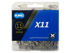 KMC X11 Fahrradkette (11-fach | 118 Glieder | Grau)