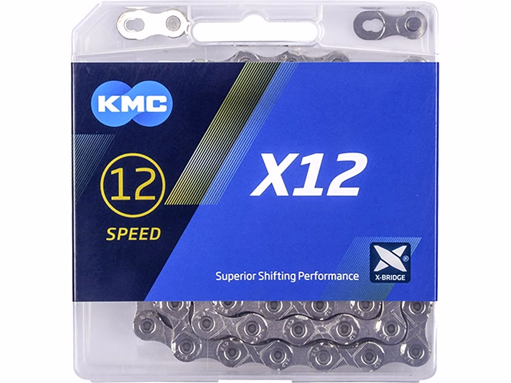 KMC X12 Bicycle Chain (126 Links | black / silver)