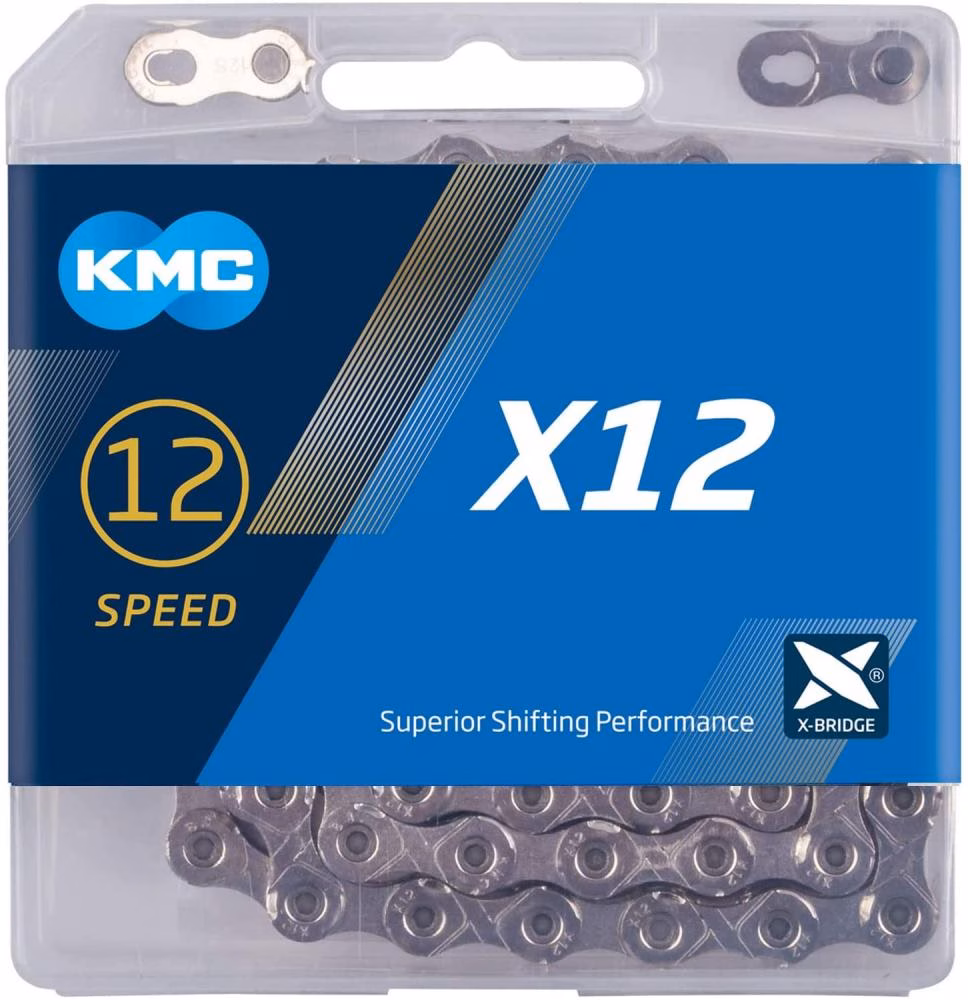KMC X12 Fahrradkette 12-fach - 126 Glieder Silber