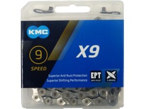 KMC X9 EPT Fahrradkette (114 Glieder | silber)