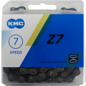 KMC Z7 Fahrradkette 6/7-fach 114 Glieder Grau/Braun