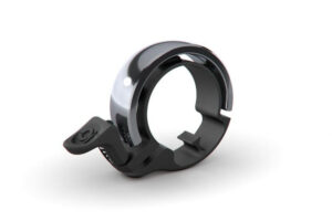 Knog Fahrradklingel Oi Classic groß 23.8 - 31.8mm schwar silber poliert