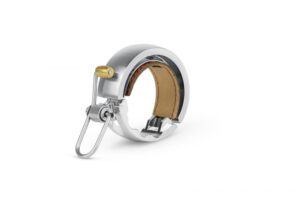 Knog Fahrradklingel Oi Luxe groß 23.8 - 31.8mm silber