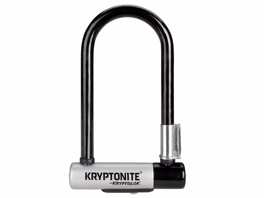Kryptonite KryptoLok Mini-7 Bügelschloss (8.2 x 17.8cm) + Endschlaufenkabel (122 cm)