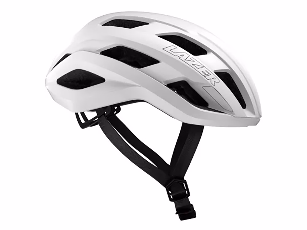 Lazer Strada KinetiCore Rennradhelm (matt full weiß) Größe:M