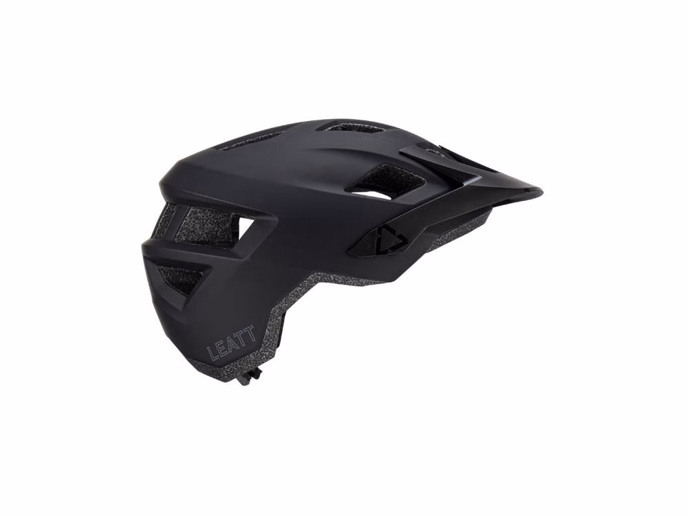 Leatt Helmet MTB All Mountain 1.0 Stealth S - Enduro Mountainbike Helm mit 360° Turbinen-Technologie