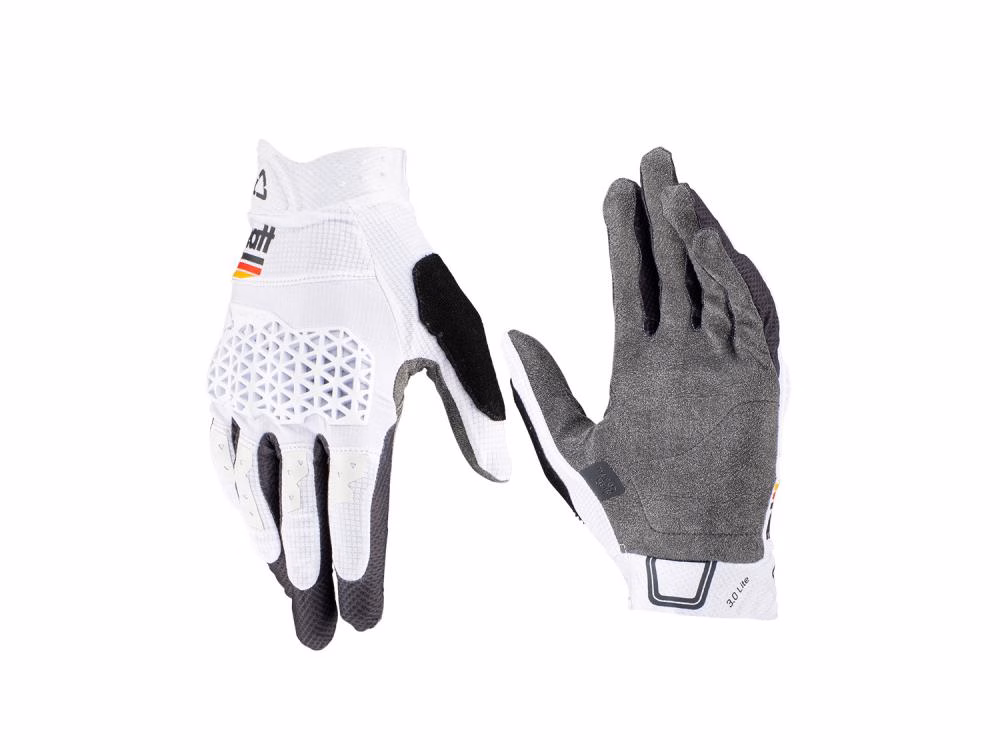 Leatt MTB 3.0 Lite Handschuhe XL Weiß - Atmungsaktiv mit Airflex-Knöchelschutz