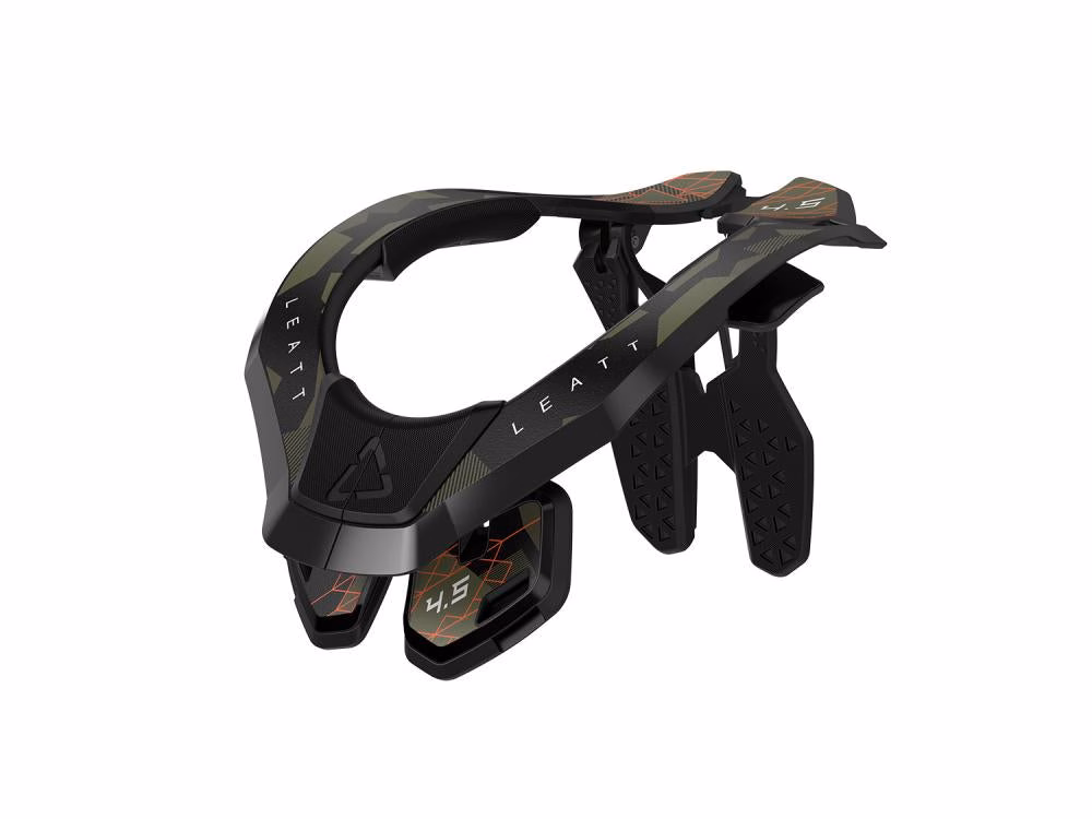 Leatt Neck Brace 4.5 Nackenschutz S/M Camo - 2-Wege-Thorax-Einstellbarkeit & Sicherheit