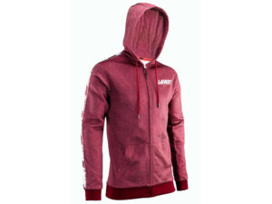 Leatt Zip Premium Hoodie (ruby)
