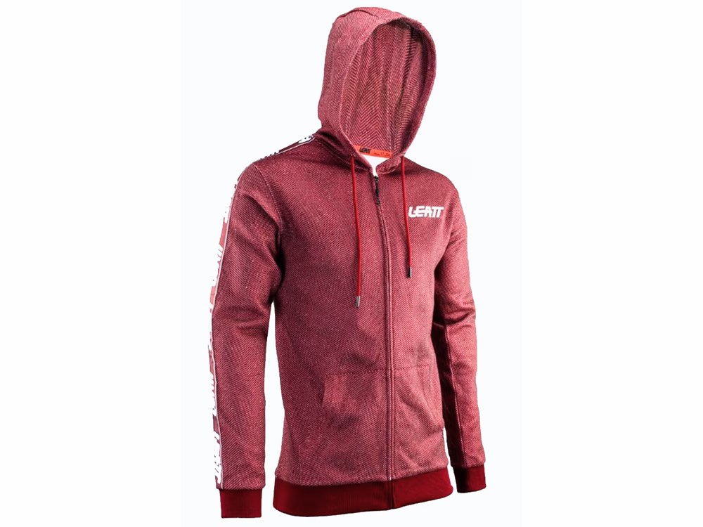Leatt Zip Premium Hoodie (ruby)