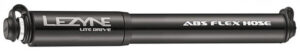LEZYNE, Pumpen, Minipumpe, Lite Drive Small, schwarz-glänzend, 160PSI, Länge 18cm