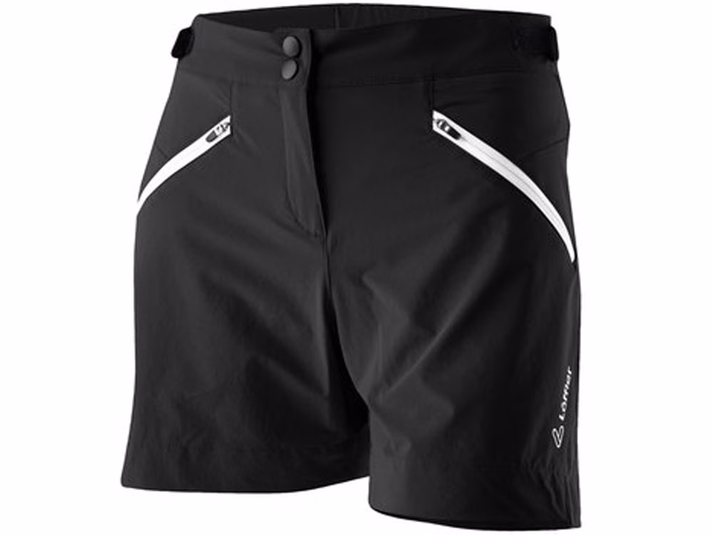 Löffler Cortina Kurze Radhose (schwarz / weiß) Größe:42