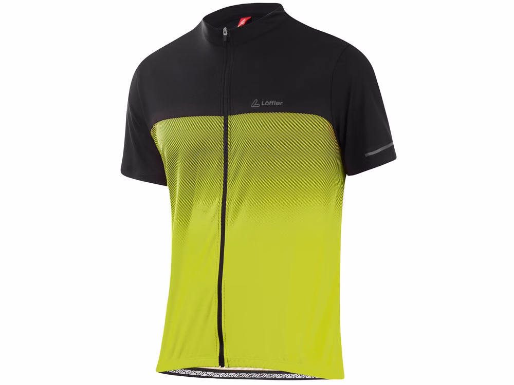 Löffler FZ Flow Fahrradtrikot Herren (hellgrün / schwarz) Größe:48