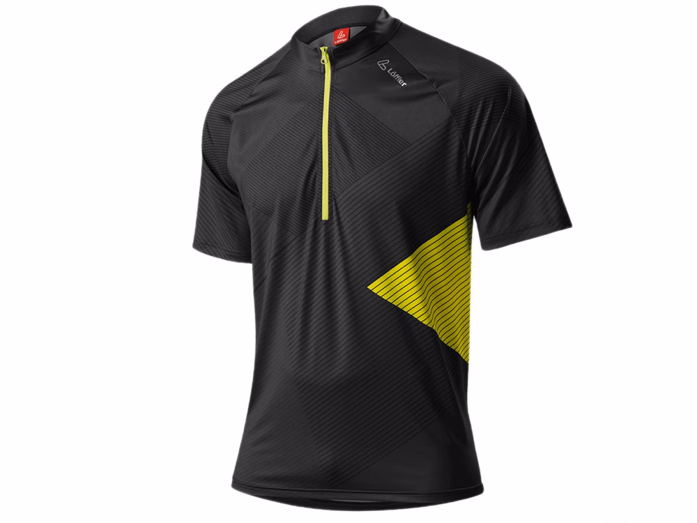 Löffler Monaco HZ Fahrradtrikot Herren (schwarz / gelb) Größe:46