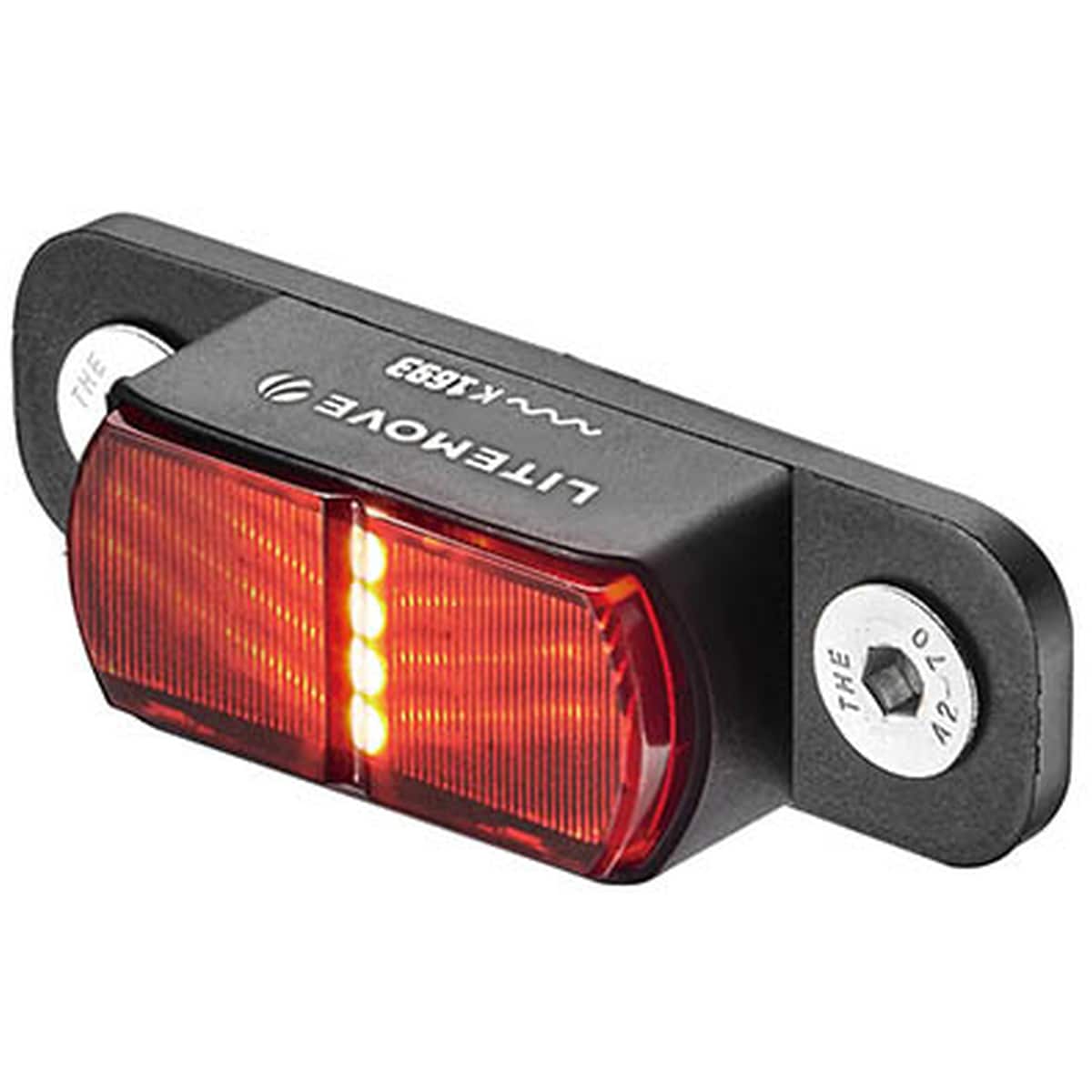 Litemove TS-RK E-Bike Rücklicht für Gepäckträger 50 mm