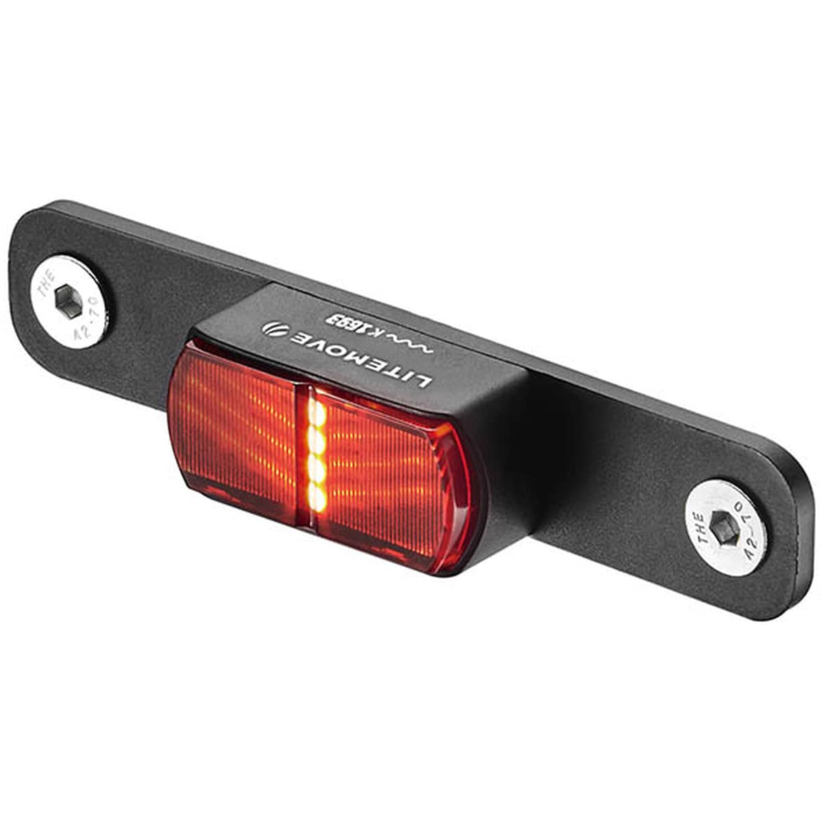 Litemove TS-RK E-Bike Rücklicht für Gepäckträger 80 mm
