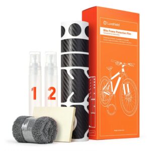 Luxshield Lackschutzfolie Bike Universal Universal Schwarz - robuster Rahmenschutz für dein Fahrrad
