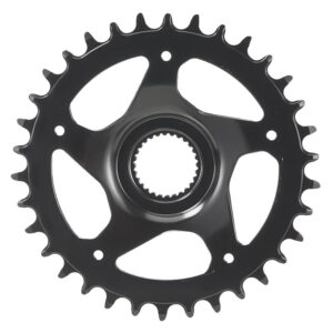 M-Wave E-Bike Kettenblatt 36-Zähne Narrow-Wide, Stahl, schwarz, Direct Mount für Bosch Gen4 Motoren, Kettenlinie 50 mm, kompatibel mit 8- bis 12-fach Ketten