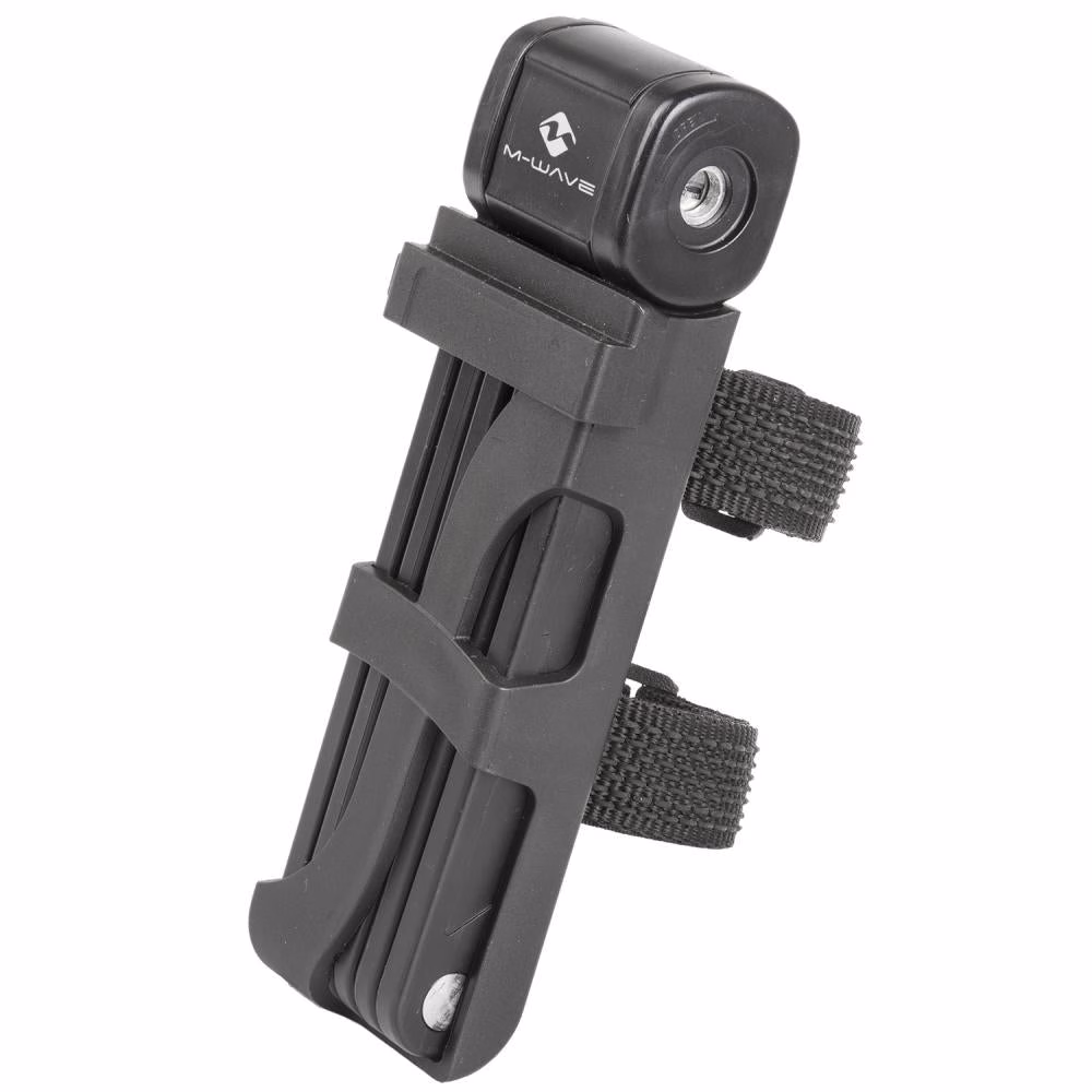 M-WAVE F 875/6 Faltschloss 875 mm - schwarz mit Halter