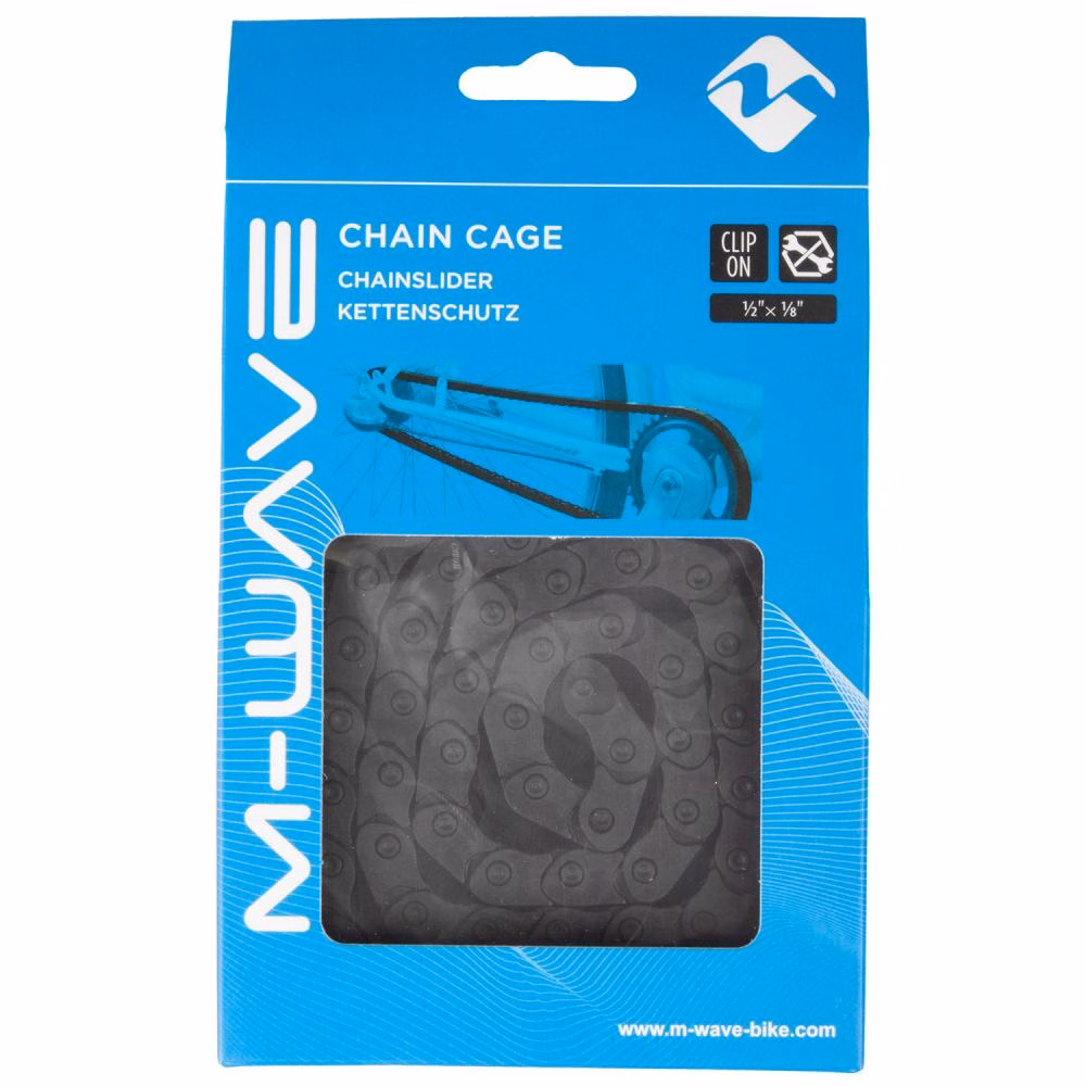 M-Wave Ketten- und Hosenschutz Chain Cage schwarz, für 1/2"x1/8" Ketten
