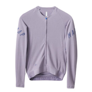 MAAP Apex Aeon LS Jersey langarm Fahrradtrikot Herren L lavender grey