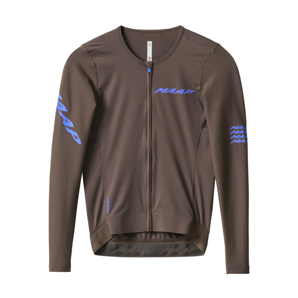 MAAP Emerge LS Jersey Langarm Radtrikot Herren S brown umber
