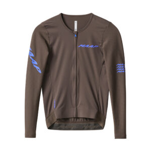 MAAP Emerge LS Jersey Langarm Radtrikot Herren S brown umber