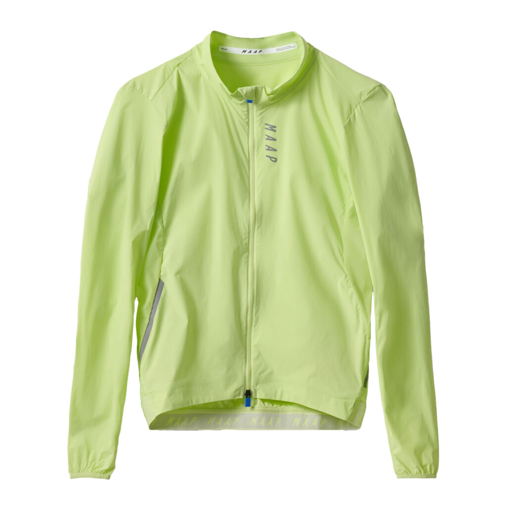 MAAP Flow Jacket Fahrrad-Windjacke Herren S shadow lime