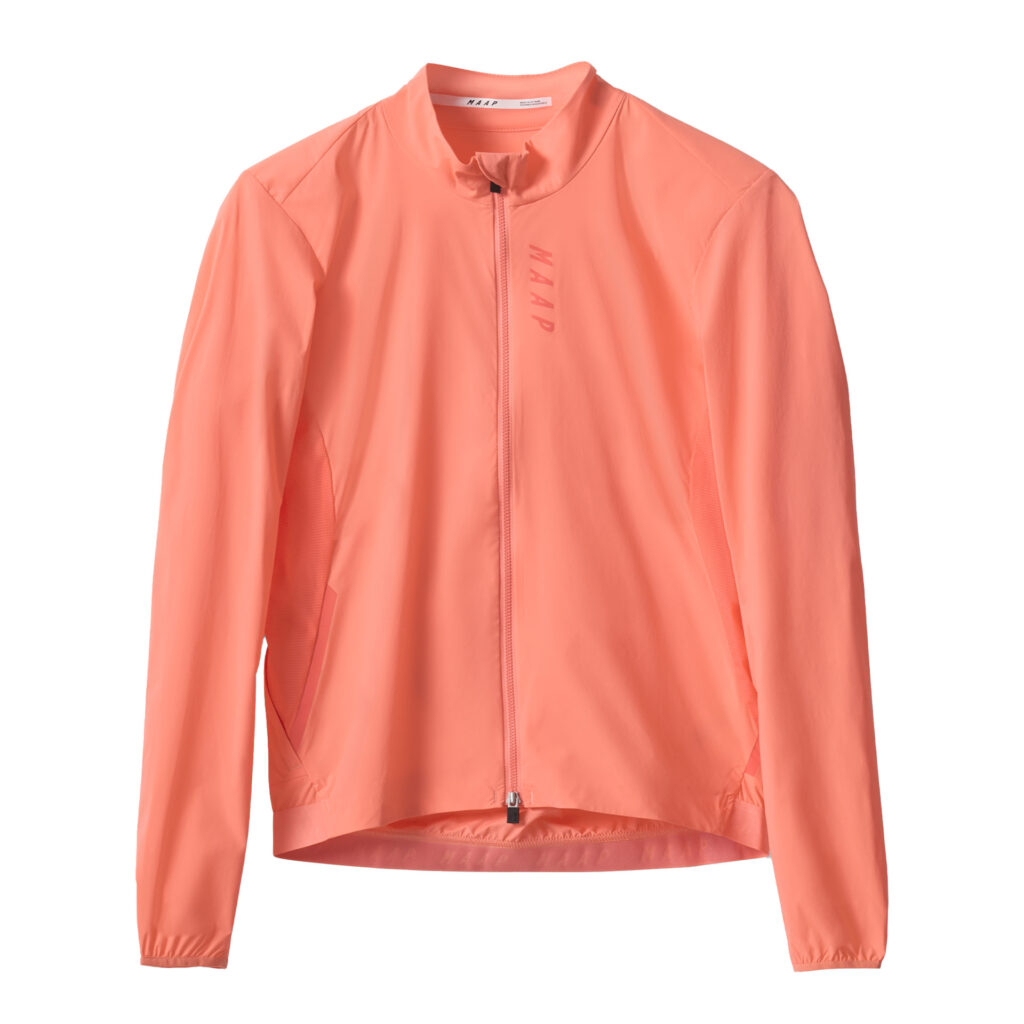 MAAP Flow Jacket Fahrrad-Windjacke Herren S tangelo