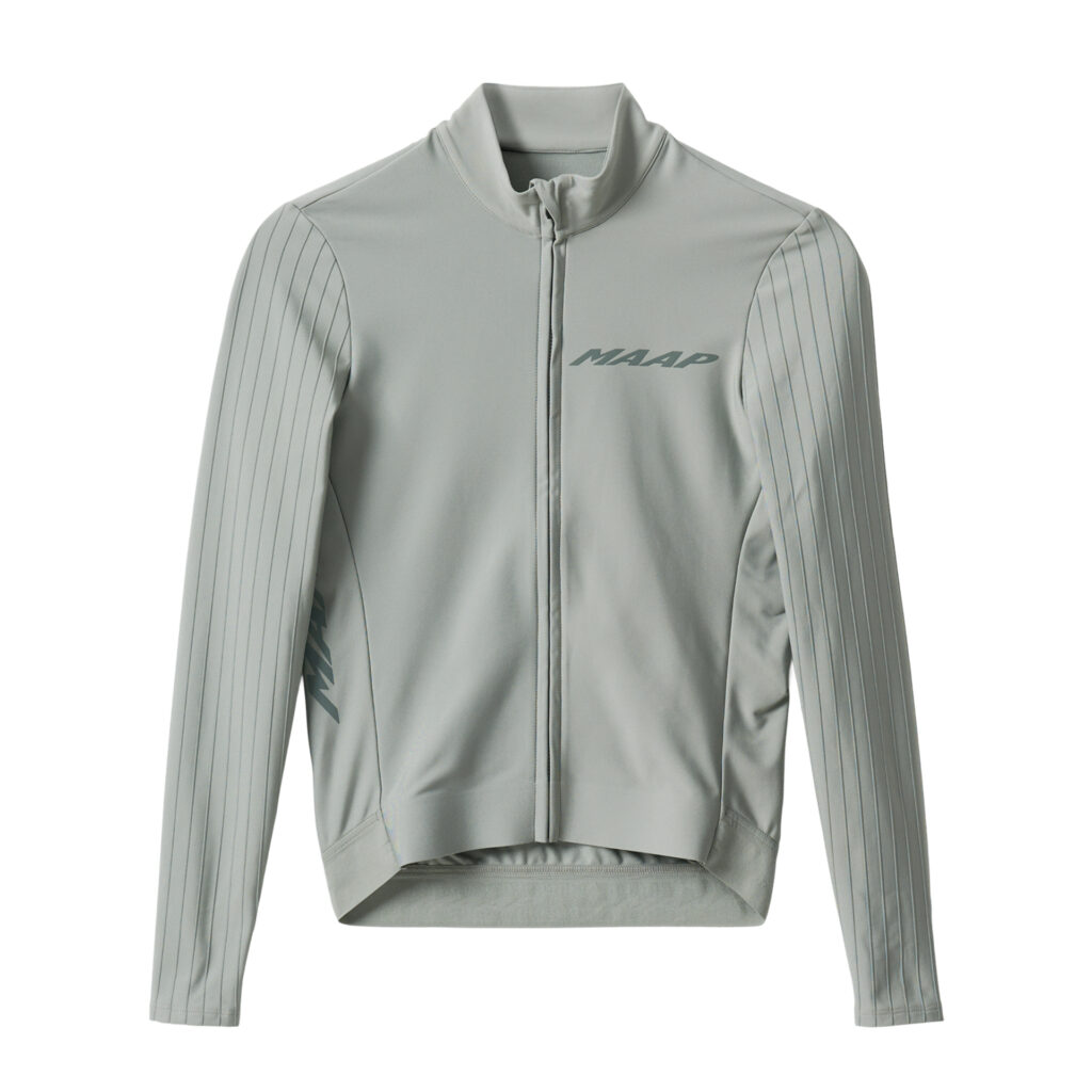 MAAP Pro Aero Thermal LS Jersey Langarm Fahrradtrikot Herren L forest fog