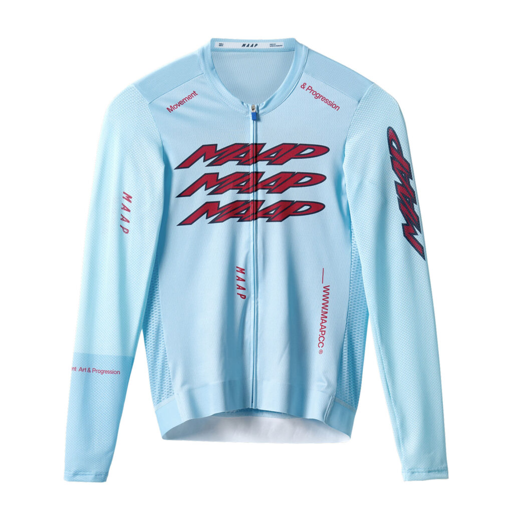 MAAP Pulse Pro Air LS Jersey 3.0 Langarm Radtrikot Herren XXL cerulean