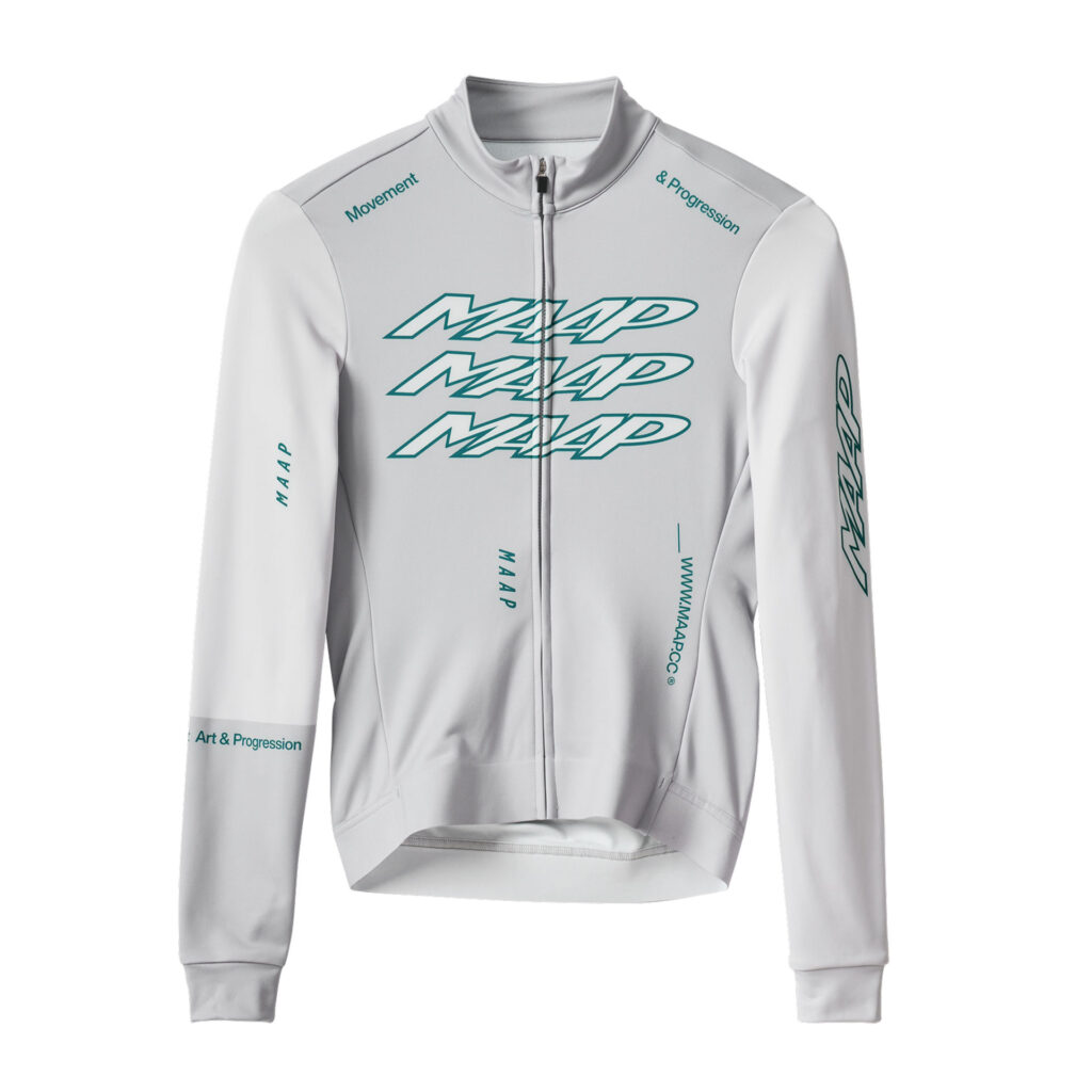 MAAP Pulse Thermal LS Jersey warmes langarm Radtrikot Herren XXL flint