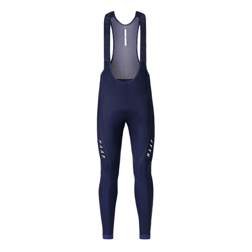MAAP Team Evo Thermal Bib Tight Lange Herren Trägerhose mit Polster L navy