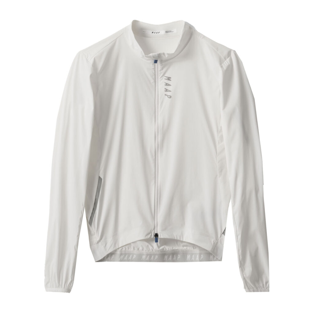 MAAP Team Flow Jacket Fahrrad-Windjacke Herren S optic white