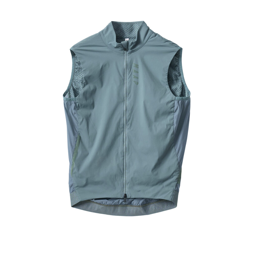 MAAP Team Flow Vest isolierte Windweste Herren M green slate