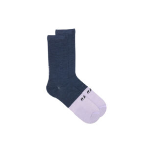 MAAP Team Merino Sock Fahrradsocken L/XL/EU 43-45 carbon blue/thistle
