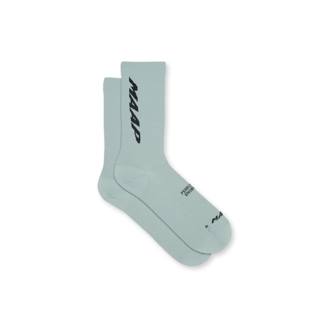 MAAP Team Sock Fahrradsocken S/M/EU 37-42 aqua grey