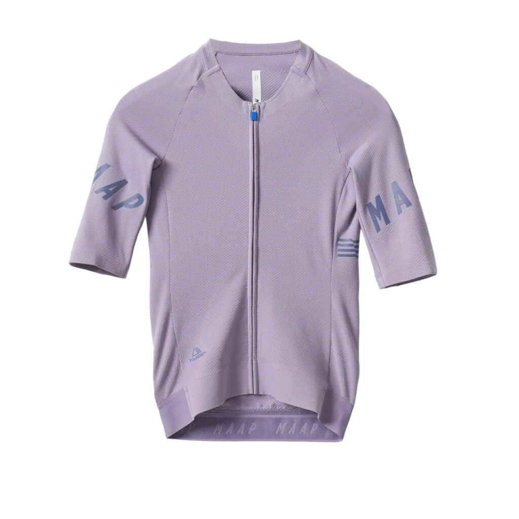 MAAP Women's Apex Aeon Jersey Kurzarm Fahrradtrikot Frauen XXS lavender grey