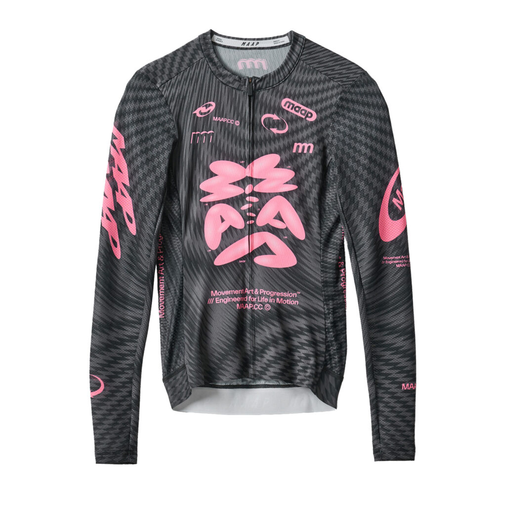 MAAP Women's Spectrum Pro Air LS Jersey 3.0 Langarm Fahrradtrikot Frauen XS carbon rose