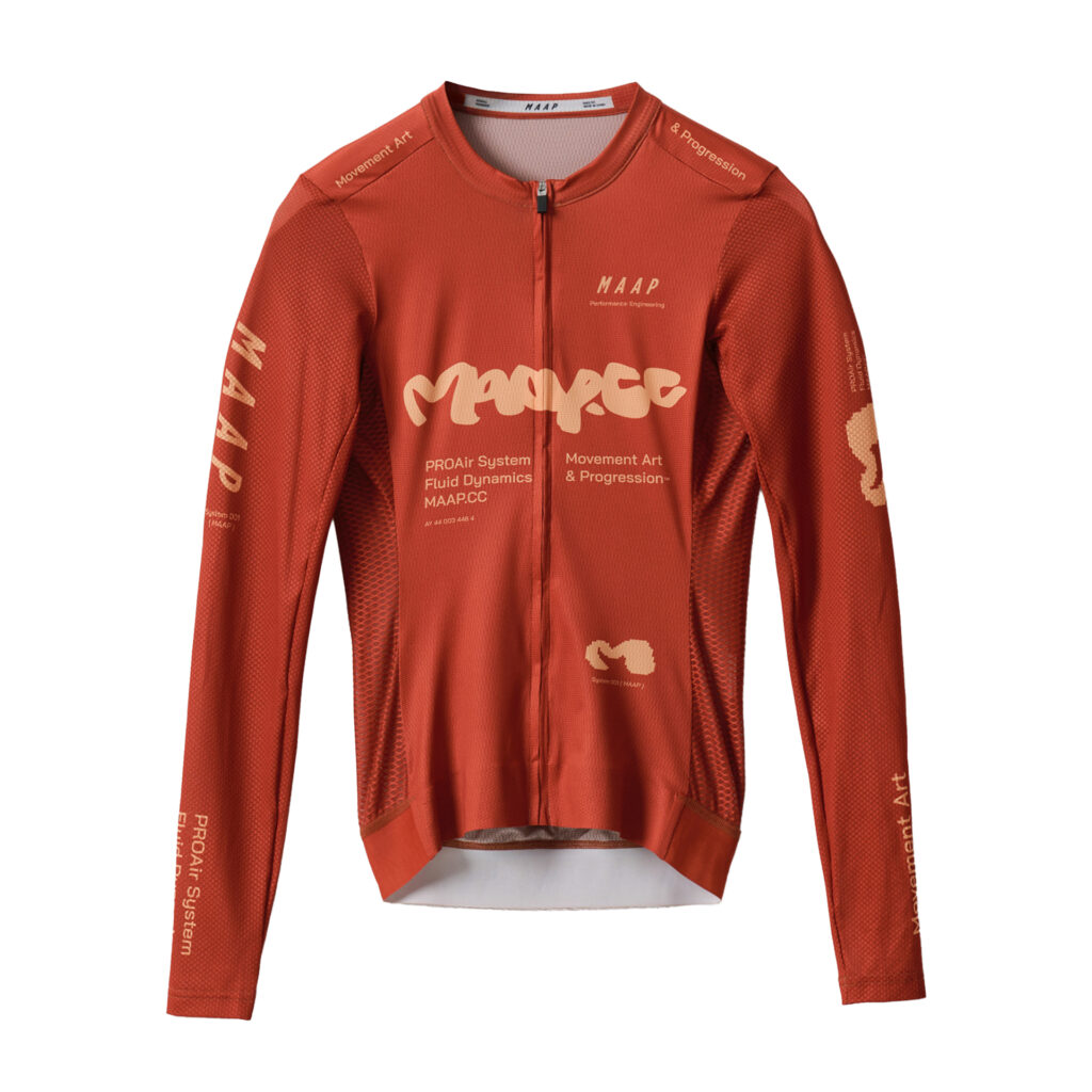 MAAP Women's Strata Pro Air LS Jersey 3.0 langarm Fahrradtrikot Damen S picante