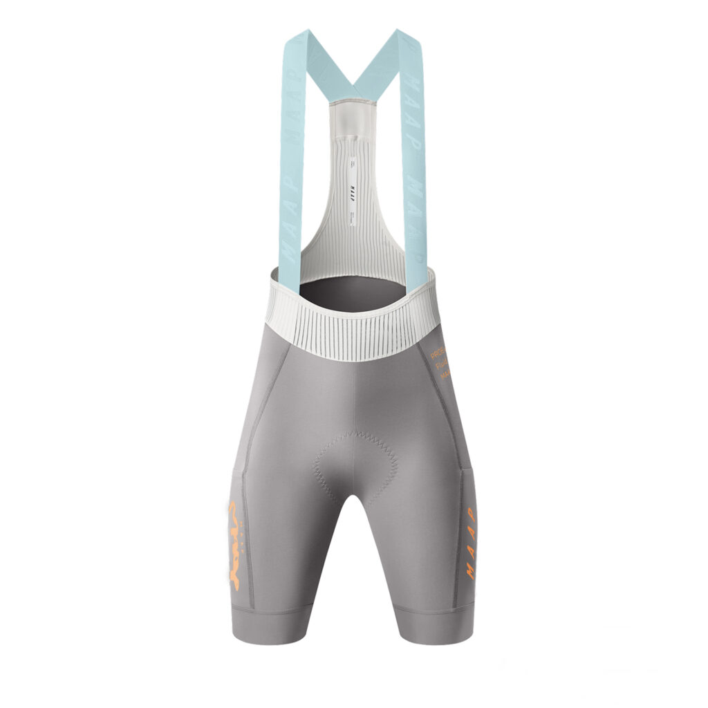 MAAP Women's Strata Team Bib Evo Cargo kurze Fahrradhose Damen S titanium